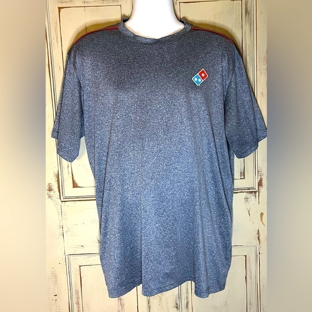 Dominos Pizza Gear Employee Performance Polyester Short Sleeve Shirt XL